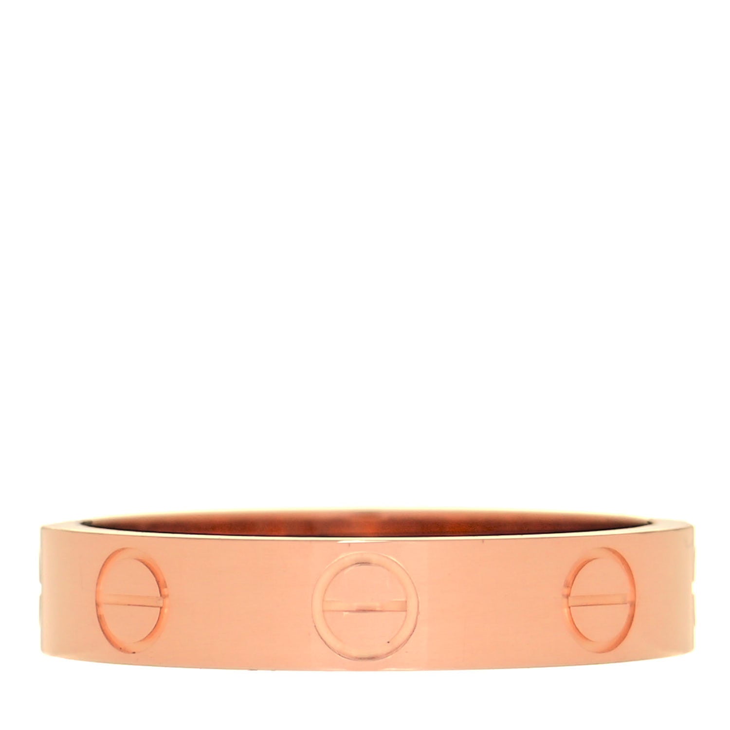 Cartier 18K Pink Gold 3.5mm LOVE Wedding Band Ring 50 5.25 1 of 5