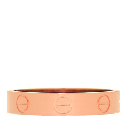 Cartier 18K Pink Gold 3.5mm LOVE Wedding Band Ring 50 5.25 1 of 5