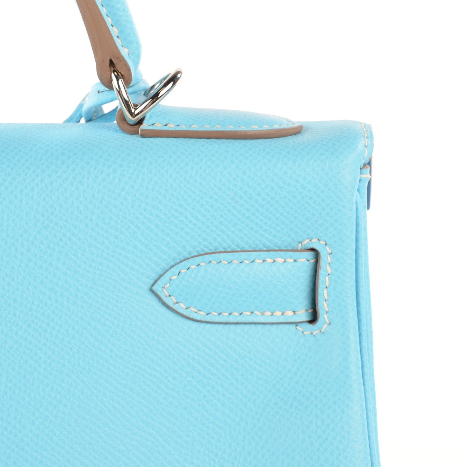 Hermes Epsom Candy Kelly Retourne 32 Celeste Mykonos 13 of 26