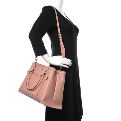Gucci Soft Microguccissima Medium Tote Soft Pink 2 of 10