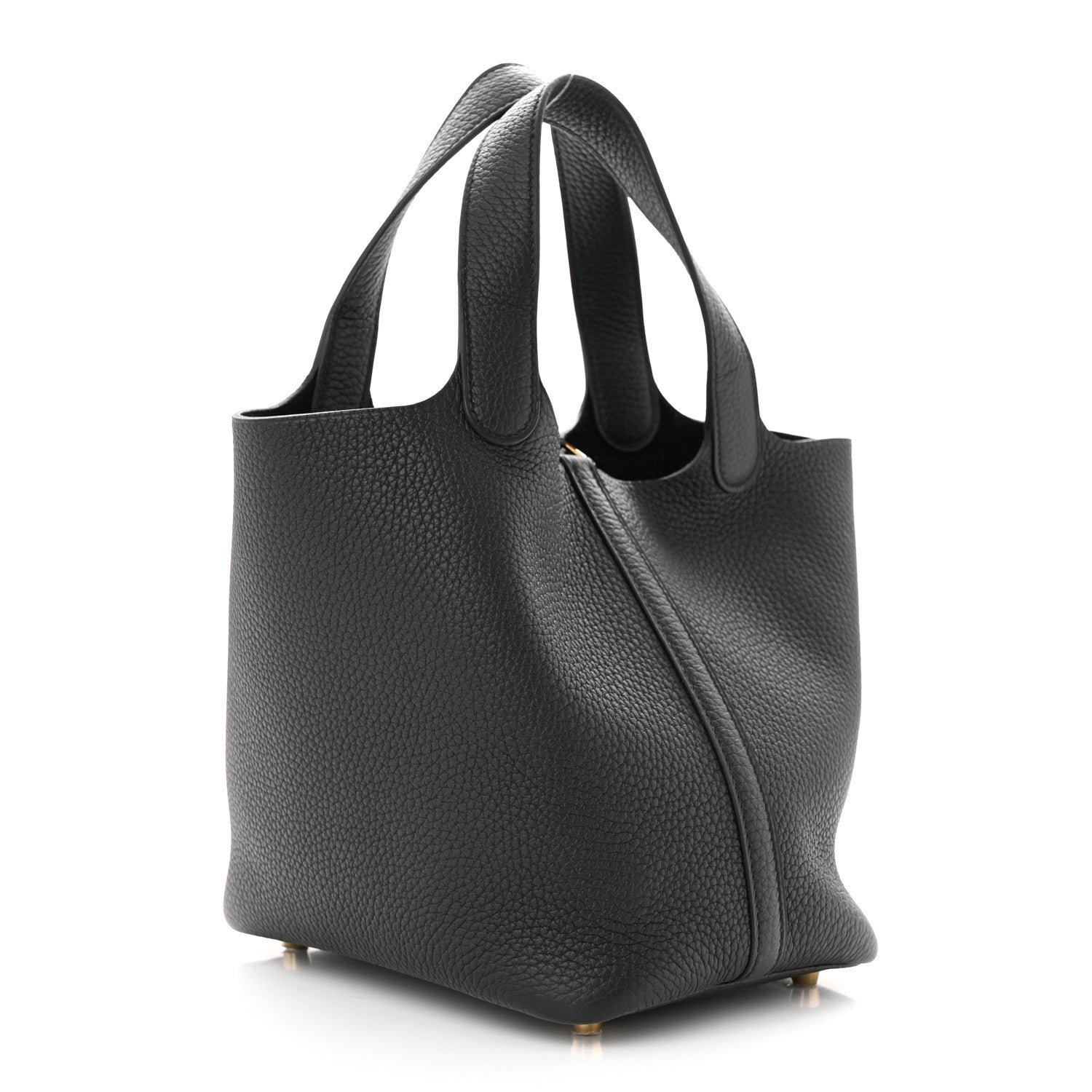 Hermes Taurillon Clemence Picotin Lock 18 PM Black 3 of 10