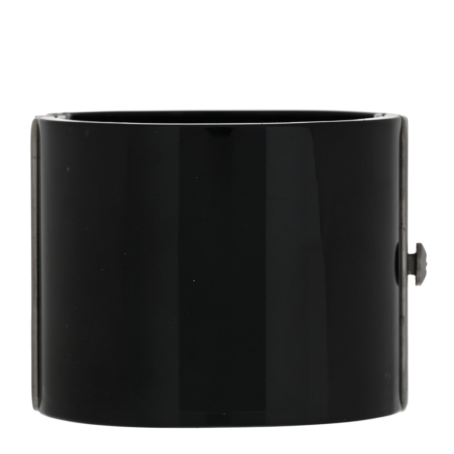 Chanel Resin Baguette CC Cuff Black 3 of 5