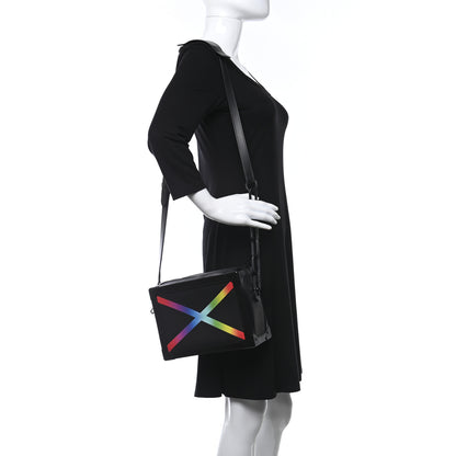 Louis Vuitton Taiga Rainbow Soft Trunk Black 2 of 8