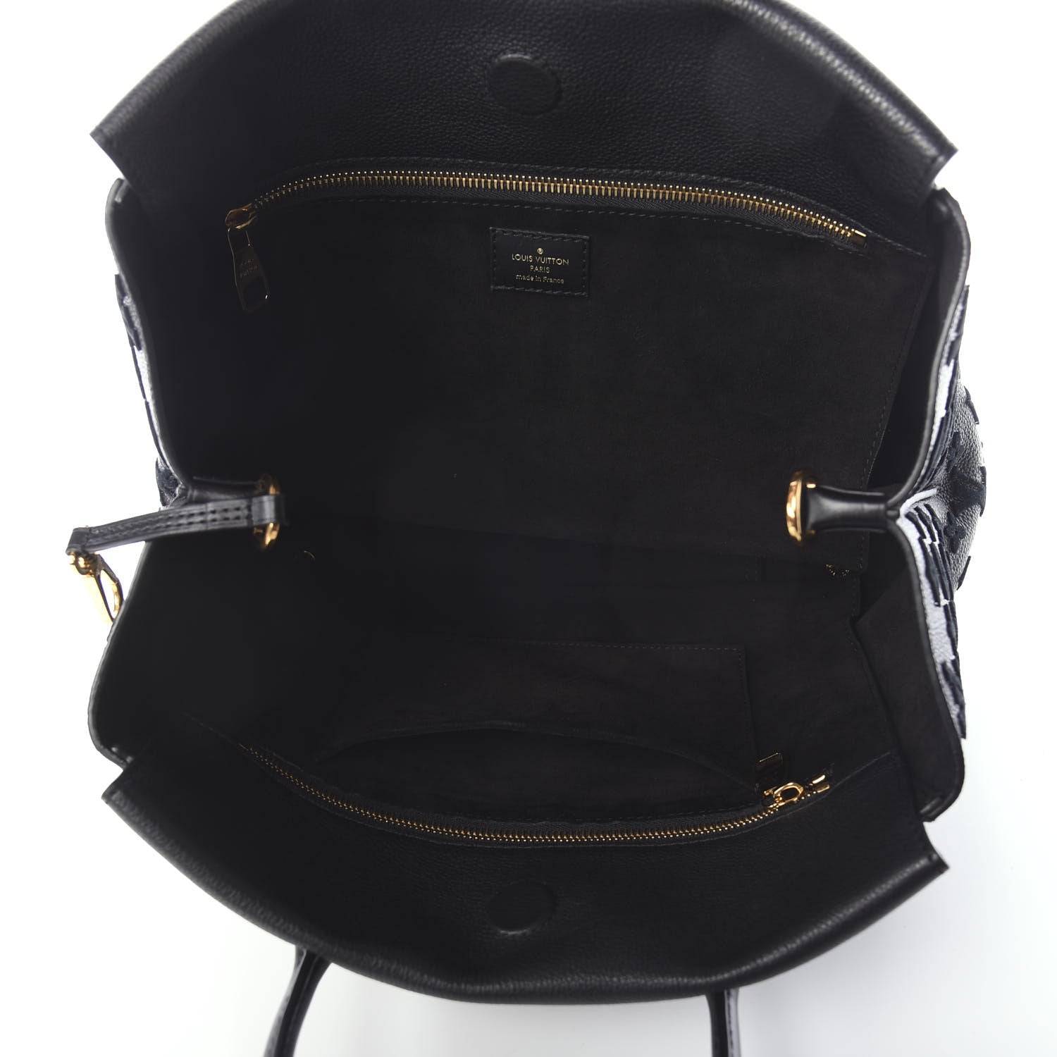 Louis Vuitton Veau Cachemire Tote W PM Black 5 of 9