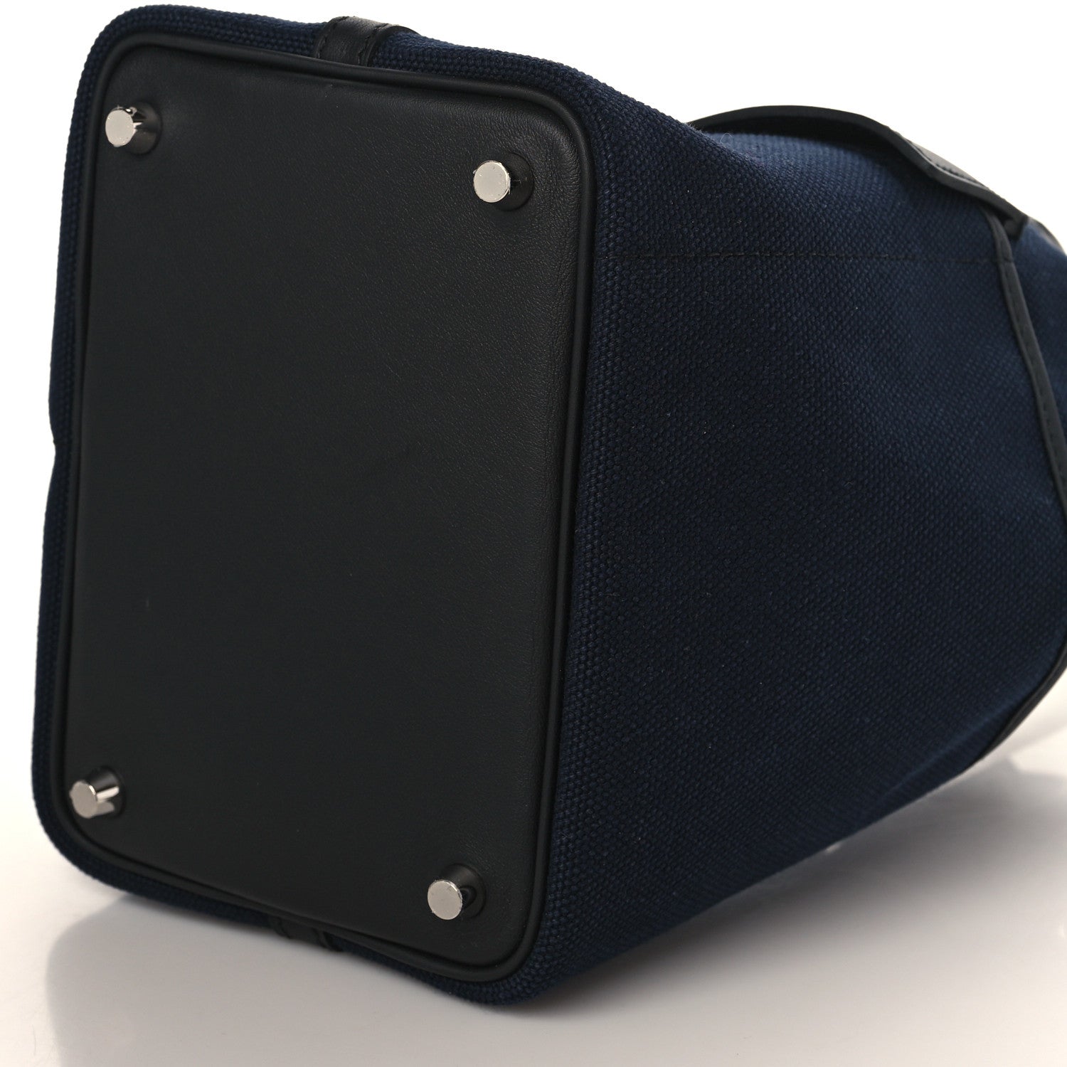 Hermes Toile Goeland Swift Cargo Picotin Lock 18 Bleu Marine 9 of 9