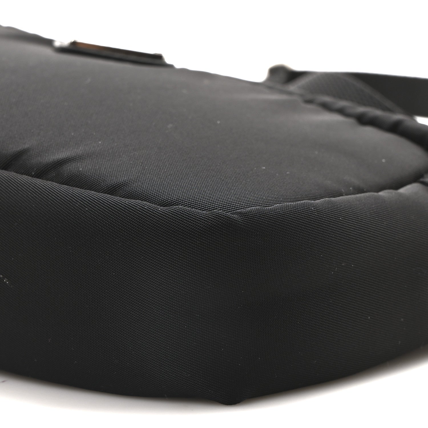 Prada Tessuto Soft Nylon Small Convertible Crossbody Wristlet Black Fuoco 10 of 10