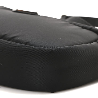 Prada Tessuto Soft Nylon Small Convertible Crossbody Wristlet Black Fuoco 10 of 10