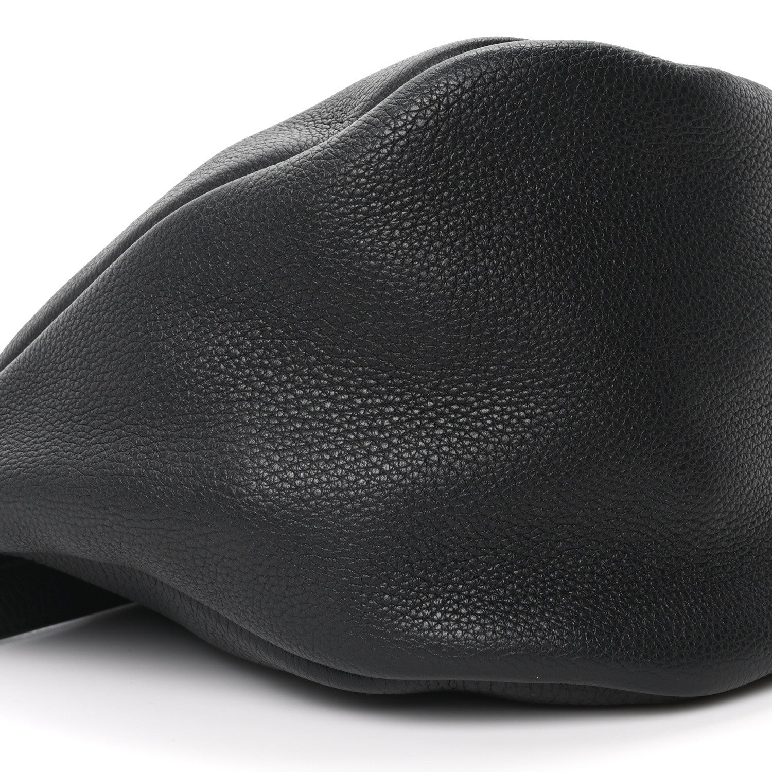 The Row Grained Calfskin Large Slouchy Banana Bag Black 9 of 10