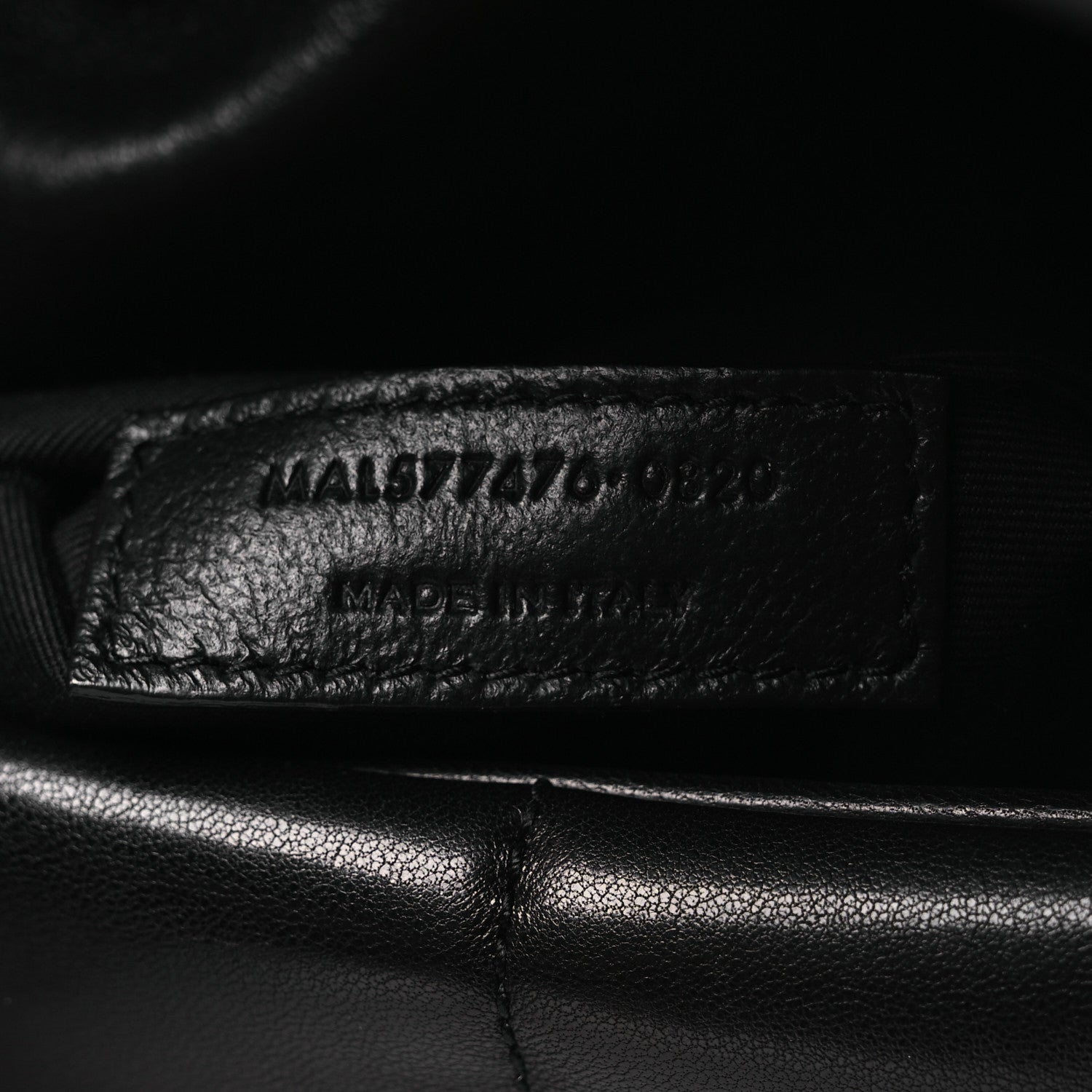 Saint Laurent Lambskin Quilted Toy Loulou Puffer Monogram Monochrome Chain Satchel Black 15 of 23