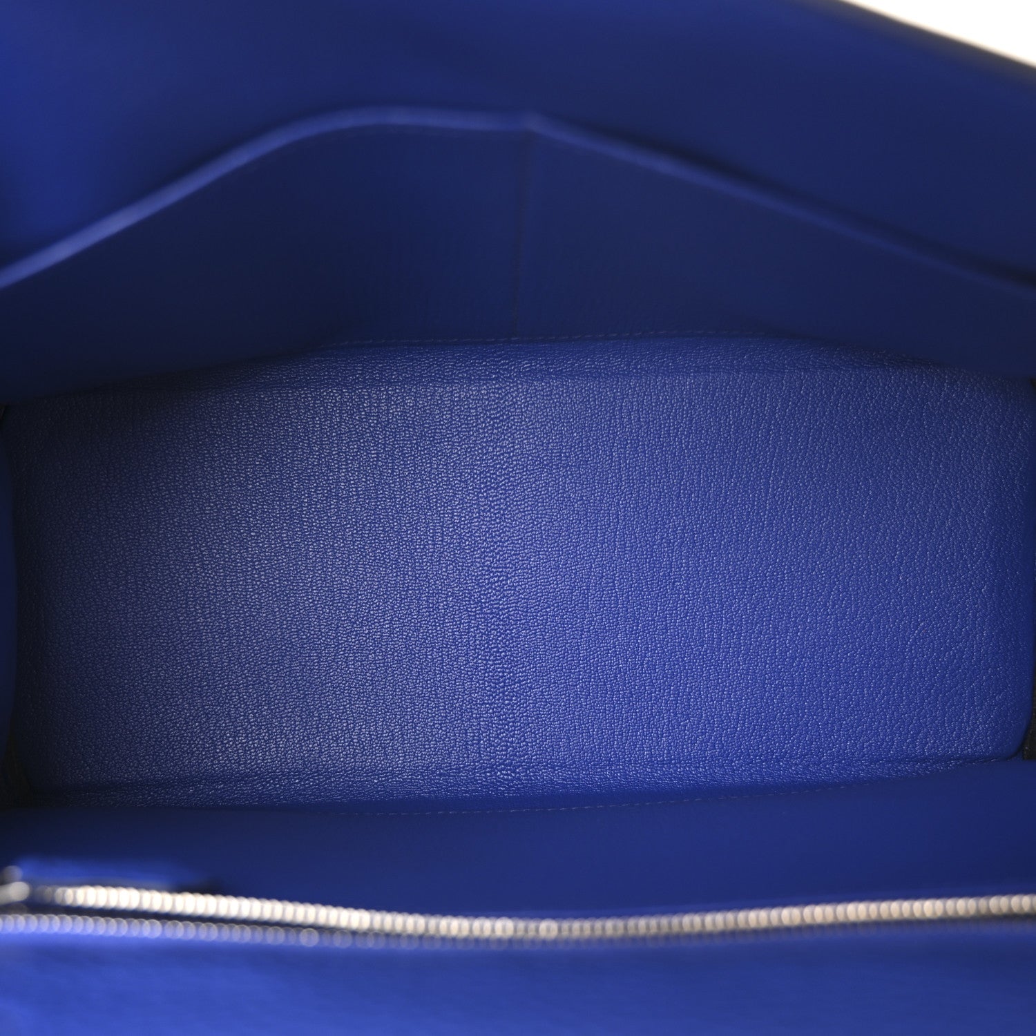 Hermes Togo Au Galop Kelly Retourne 28 Bleu Electrique Bleu Indigo Lime 5 of 10