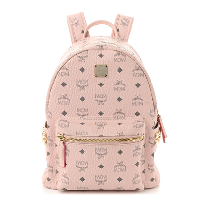 MCM Visetos Small Side Stud Stark Backpack Soft Pink 1 of 10