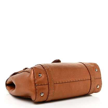 Fendi Cuoio Romano Selleria Linda Satchel Bronzo 4 of 10