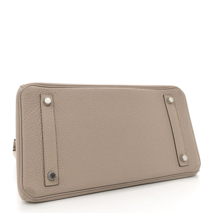 Hermes Togo Birkin 30 Gris Tourterelle 4 of 14