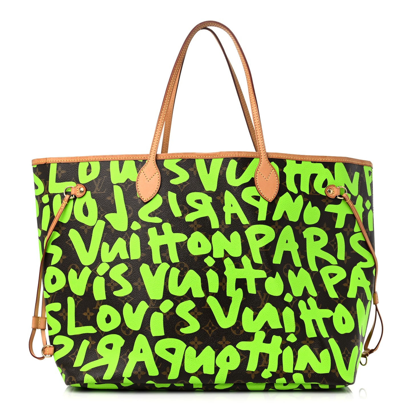 Monogram Graffiti Neverfull GM Green