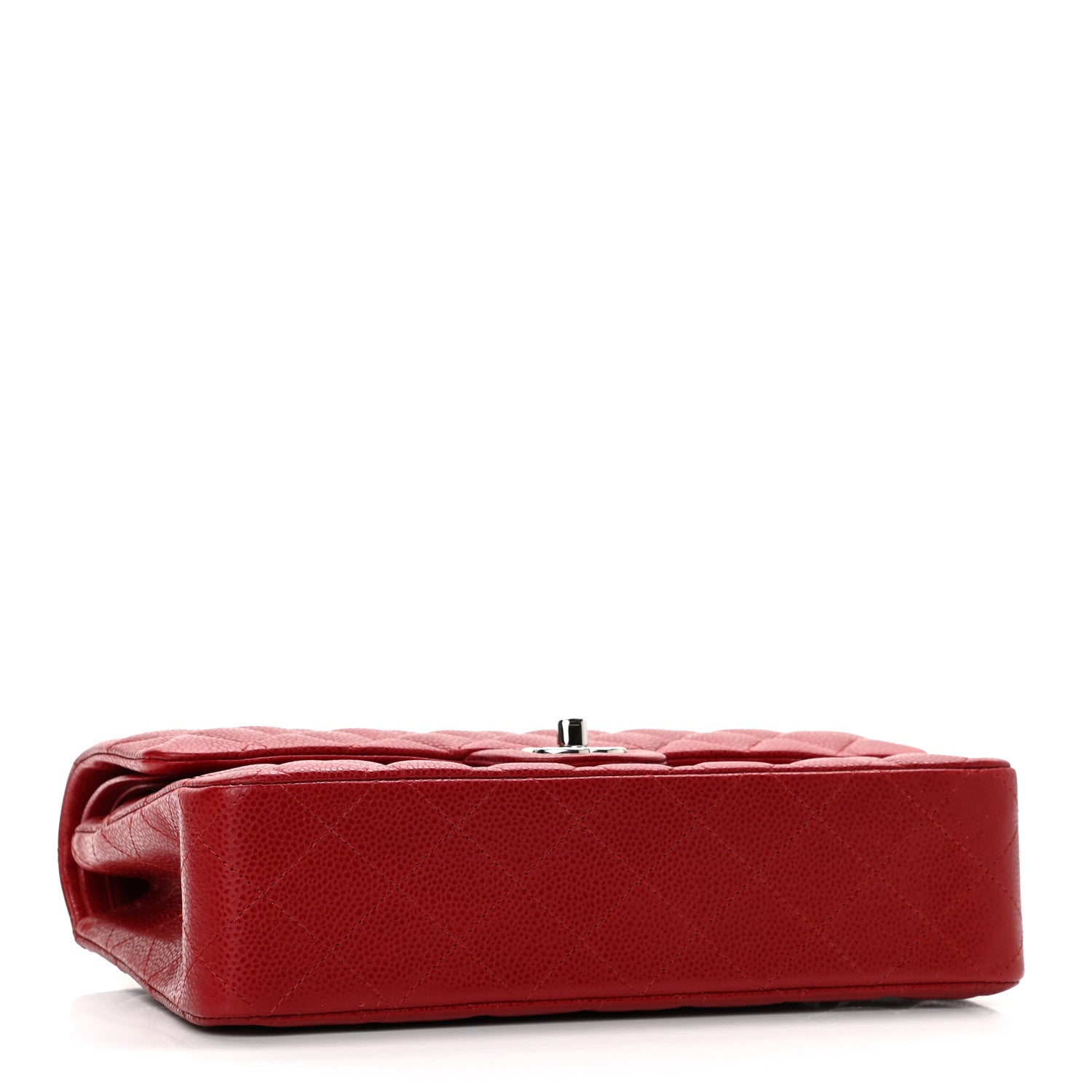 Chanel Caviar Quilted Medium Double Flap Red 4 of 12