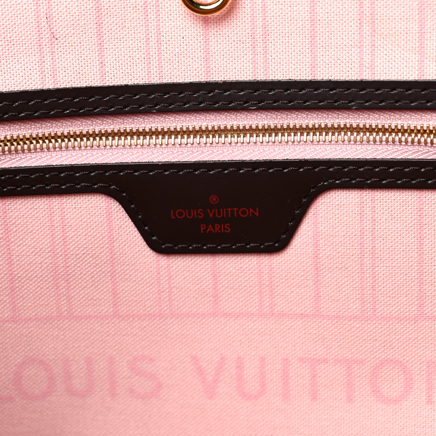 Louis Vuitton Damier Ebene Neo Neverfull MM Rose Ballerine 6 of 23