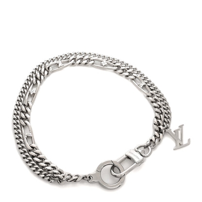 Louis Vuitton Metal LV Figaro Chain Belt Silver 1 of 5