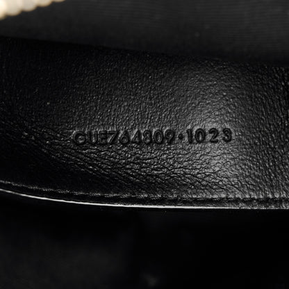 Saint Laurent Lambskin Carre Quilted Cassandre Mini Camera Bag Black 7 of 10