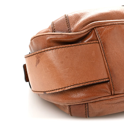 Saint Laurent Calfskin Metal Mombasa Hobo Beige 8 of 9