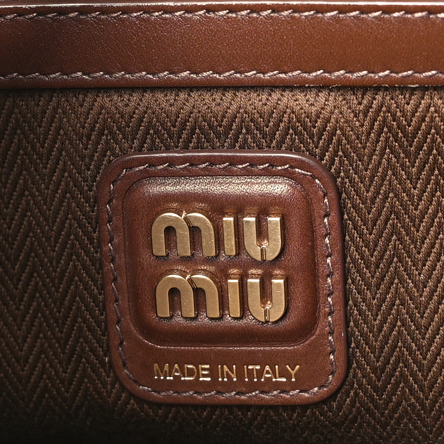 Miu Miu Camoscio Ivy Tote Cacao 6 of 9