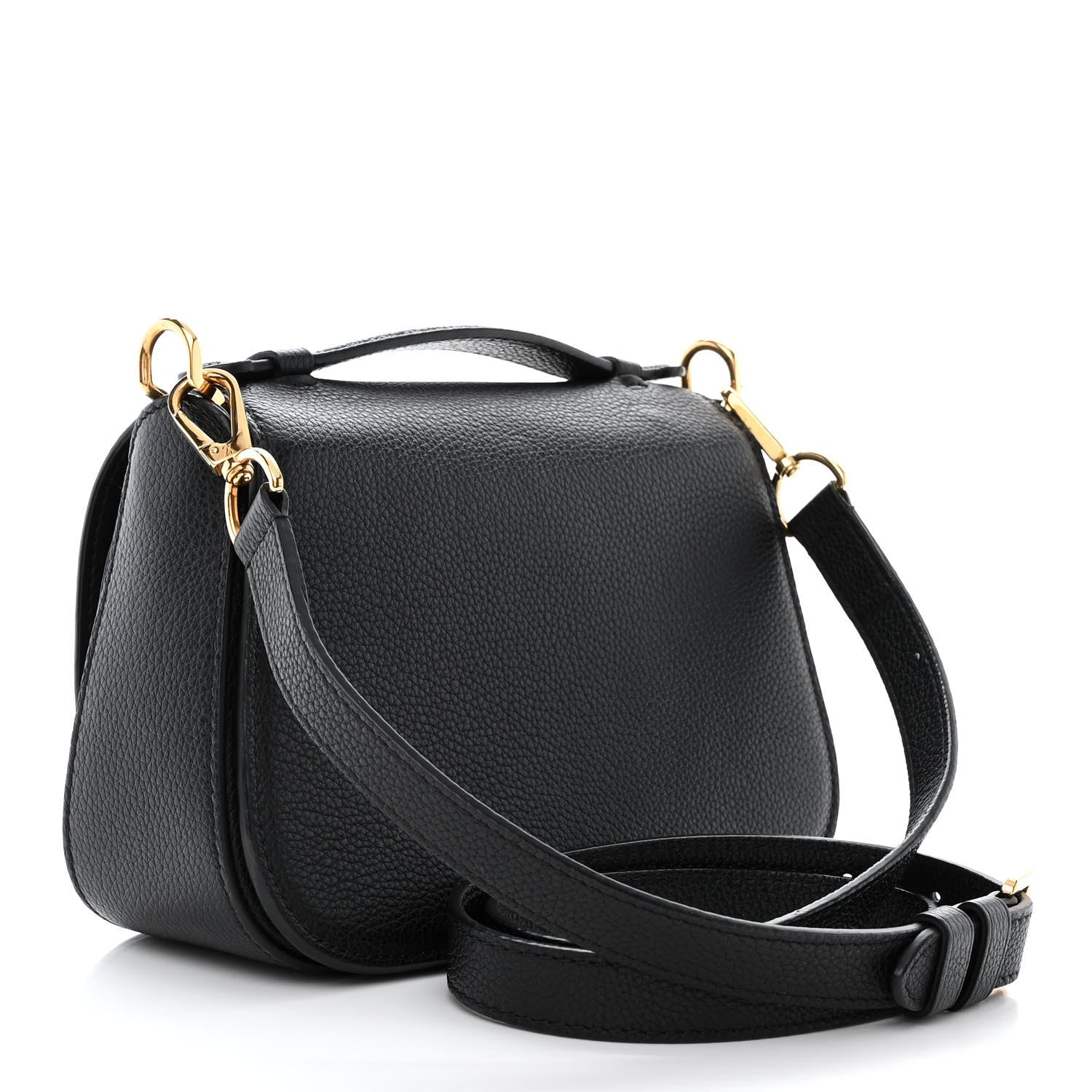 Louis Vuitton Grained Calfskin Vivienne NM Black 3 of 13