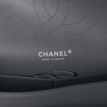 Chanel Caviar Quilted Jumbo Double Flap Grey 6 of 12