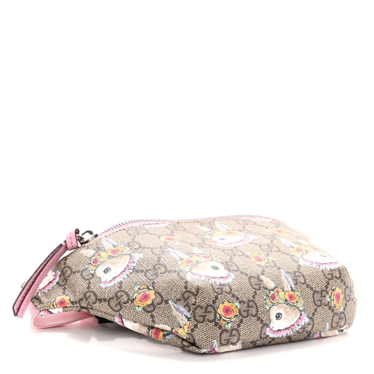 Gucci GG Supreme Monogram Childrens Bunny Print Belt Bag Multicolor 4 of 11