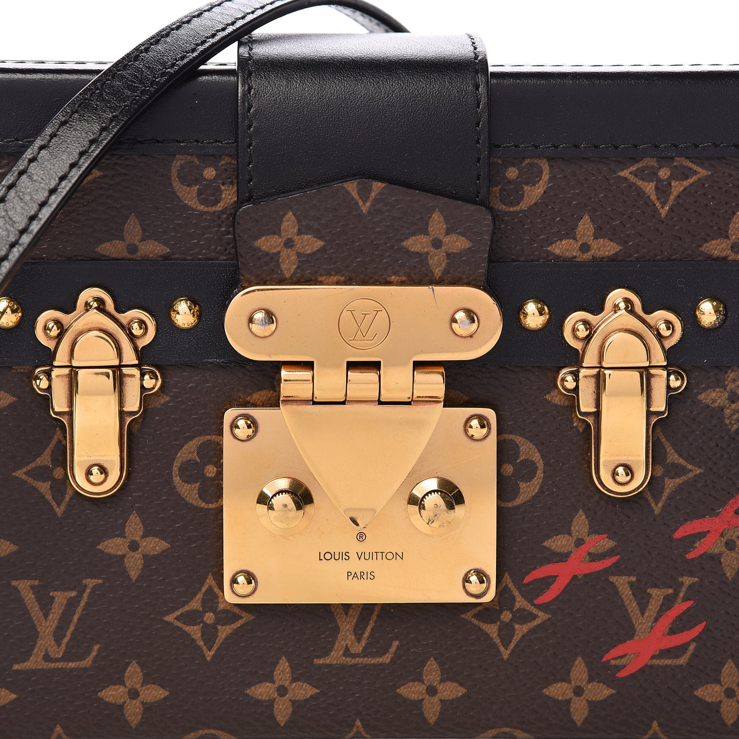 Monogram Petite Malle Black