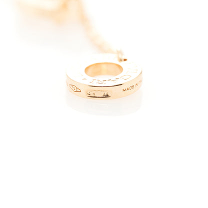 Bulgari 18K Rose Gold Diamond Mother of Pearl Small Divas' Dream Pendant Necklace 6 of 8