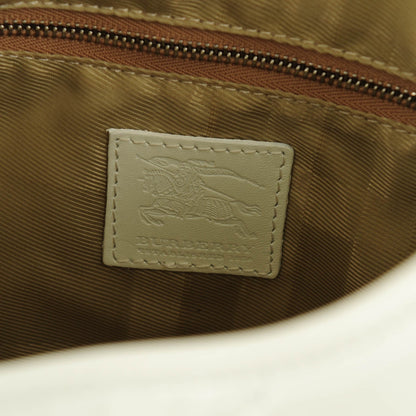 Burberry Calfskin Quilted Brook Hobo White 6 of 8
