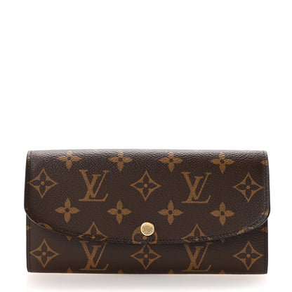 Louis Vuitton Monogram Emilie Wallet Rose Ballerine 1 of 6