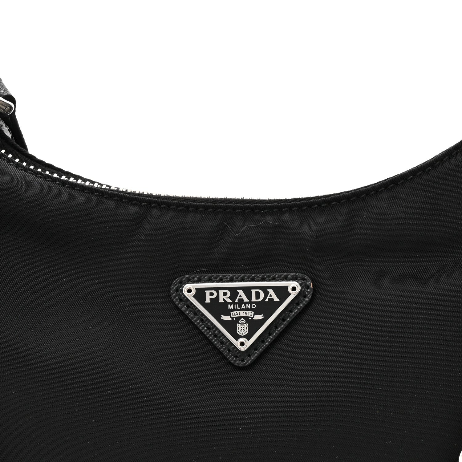Prada Re-Nylon Saffiano Re-Edition 2005 Shoulder Bag Black 7 of 10