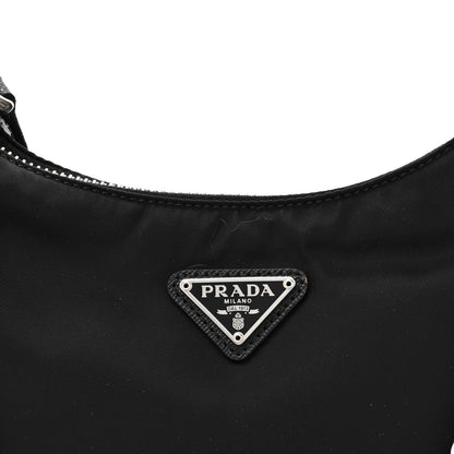 Prada Re-Nylon Saffiano Re-Edition 2005 Shoulder Bag Black 7 of 10