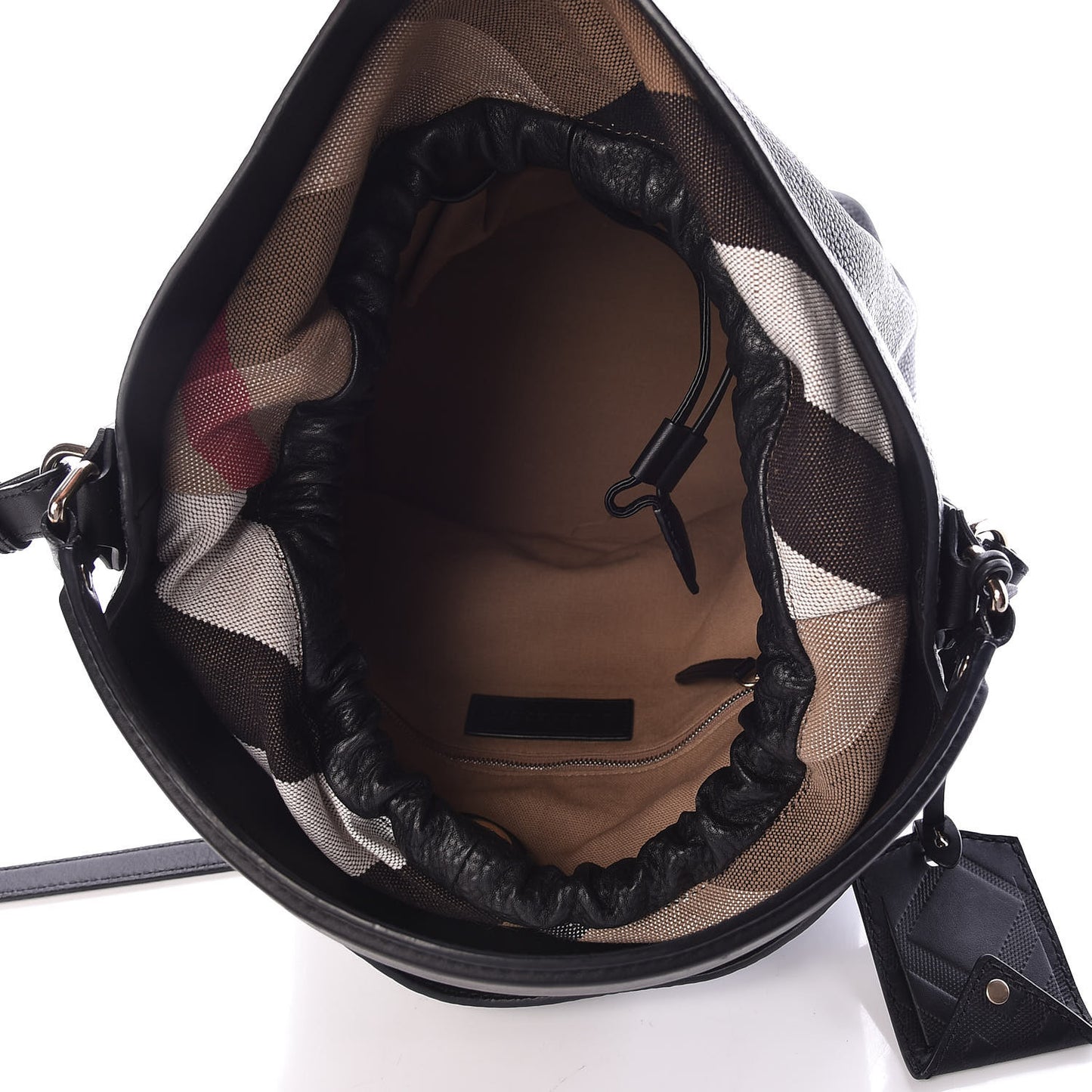 Grainy Calfskin Medium Susanna Hobo Black