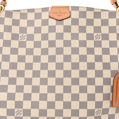 Louis Vuitton Damier Azur Graceful PM Rose Ballerine 9 of 11