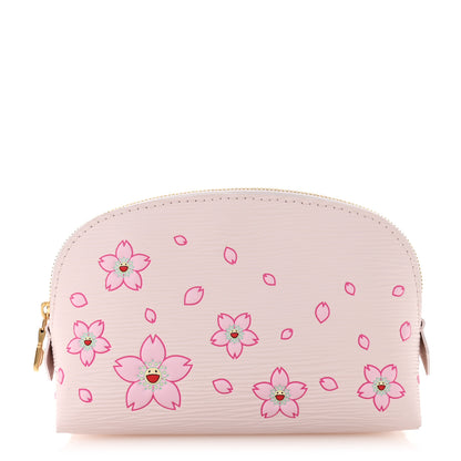 Louis Vuitton LV X TM Epi Cherry Blossom Cosmetic Pouch Pink 1 of 7