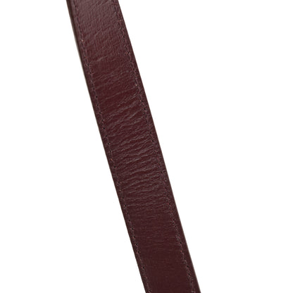 Saint Laurent Suede Monogram All Over Camera Bag Burgundy 10 of 10