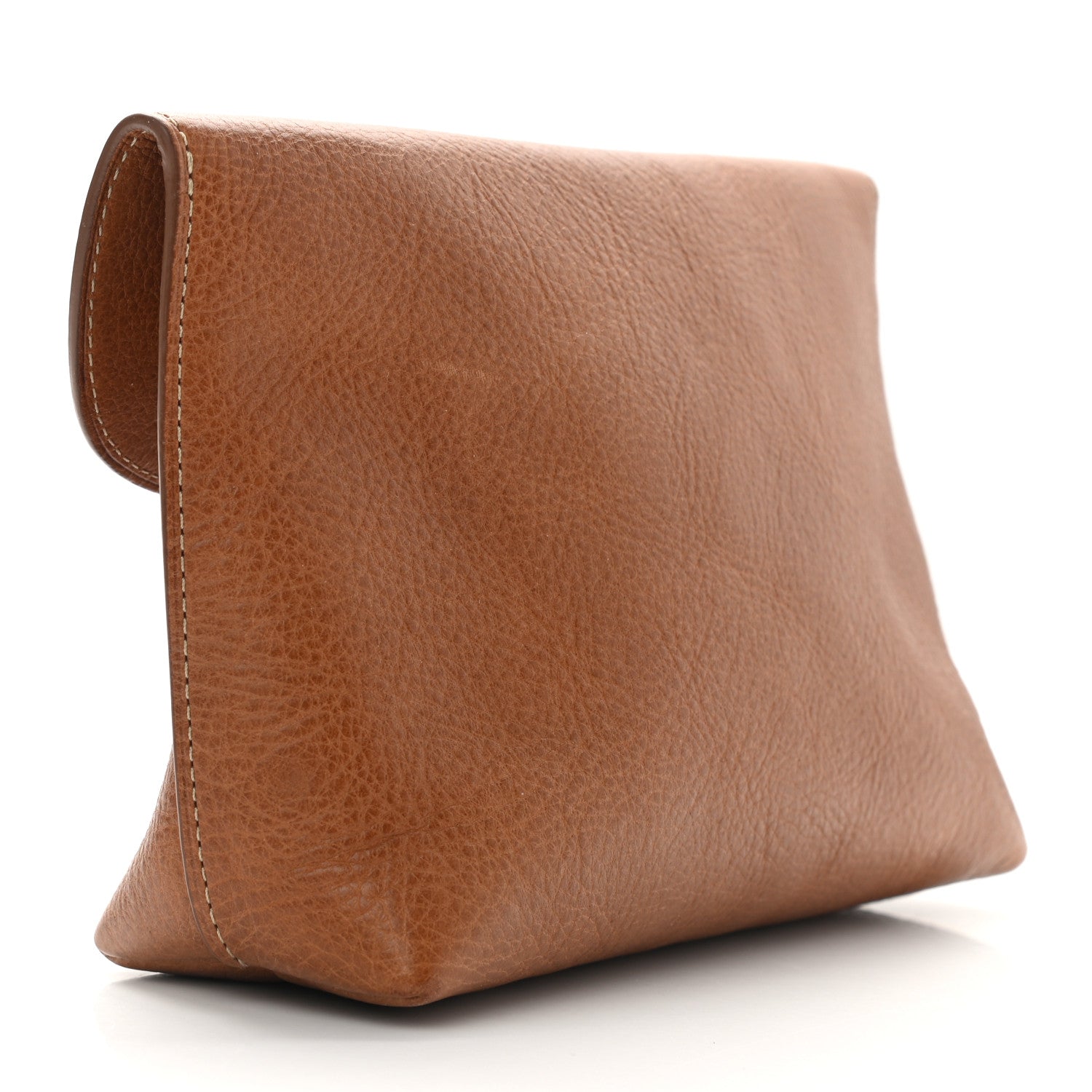 Mulberry Natural Vegetable Tanned Locked Cosmetic Pouch Oak 3 of 11