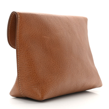 Mulberry Natural Vegetable Tanned Locked Cosmetic Pouch Oak 3 of 11