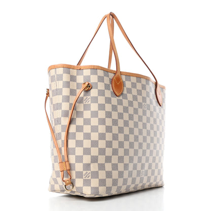 Louis Vuitton Damier Azur Neo Neverfull MM Rose Ballerine 2 of 4