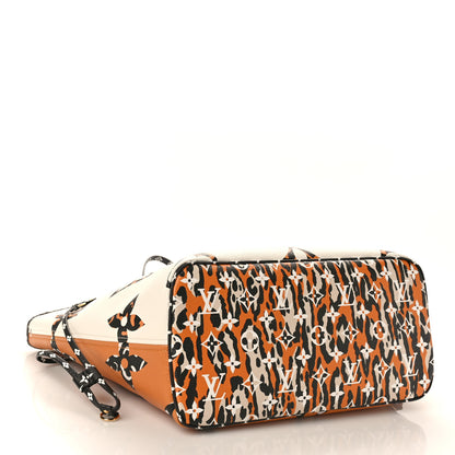 Louis Vuitton Monogram Giant Jungle Neverfull MM Ivory 4 of 10