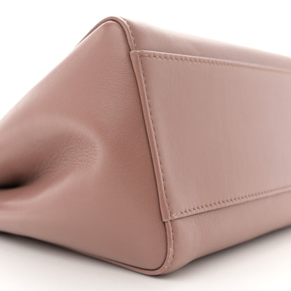 Fendi Nappa Colorblock Mini Peekaboo Iconic Satchel English Rose Plaster Oxigen 8 of 10