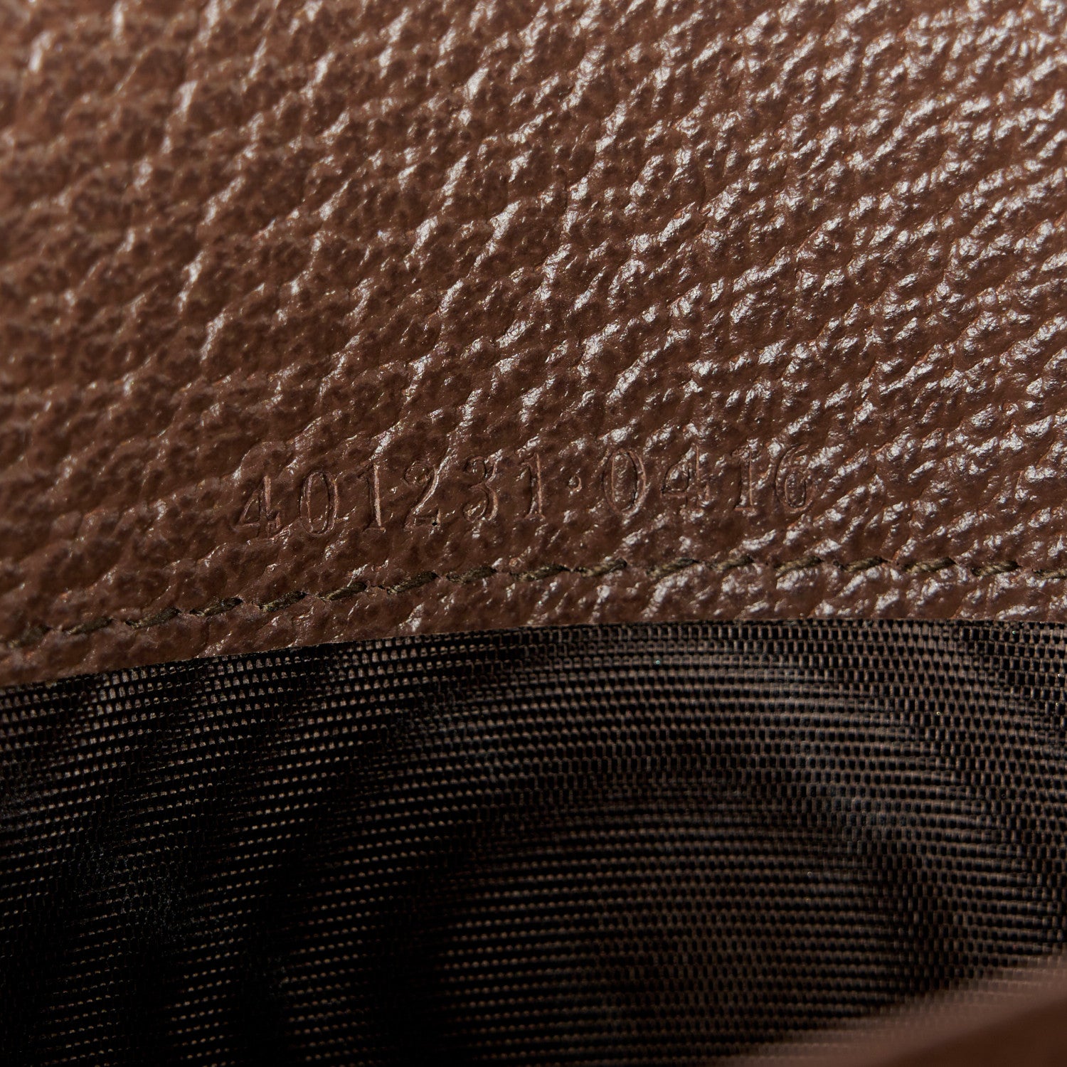 Gucci Monogram Jumbo GG Textured Dollar Calfskin Mini Dionysus Chain Wallet Camel Ebony New Acero 7 of 10