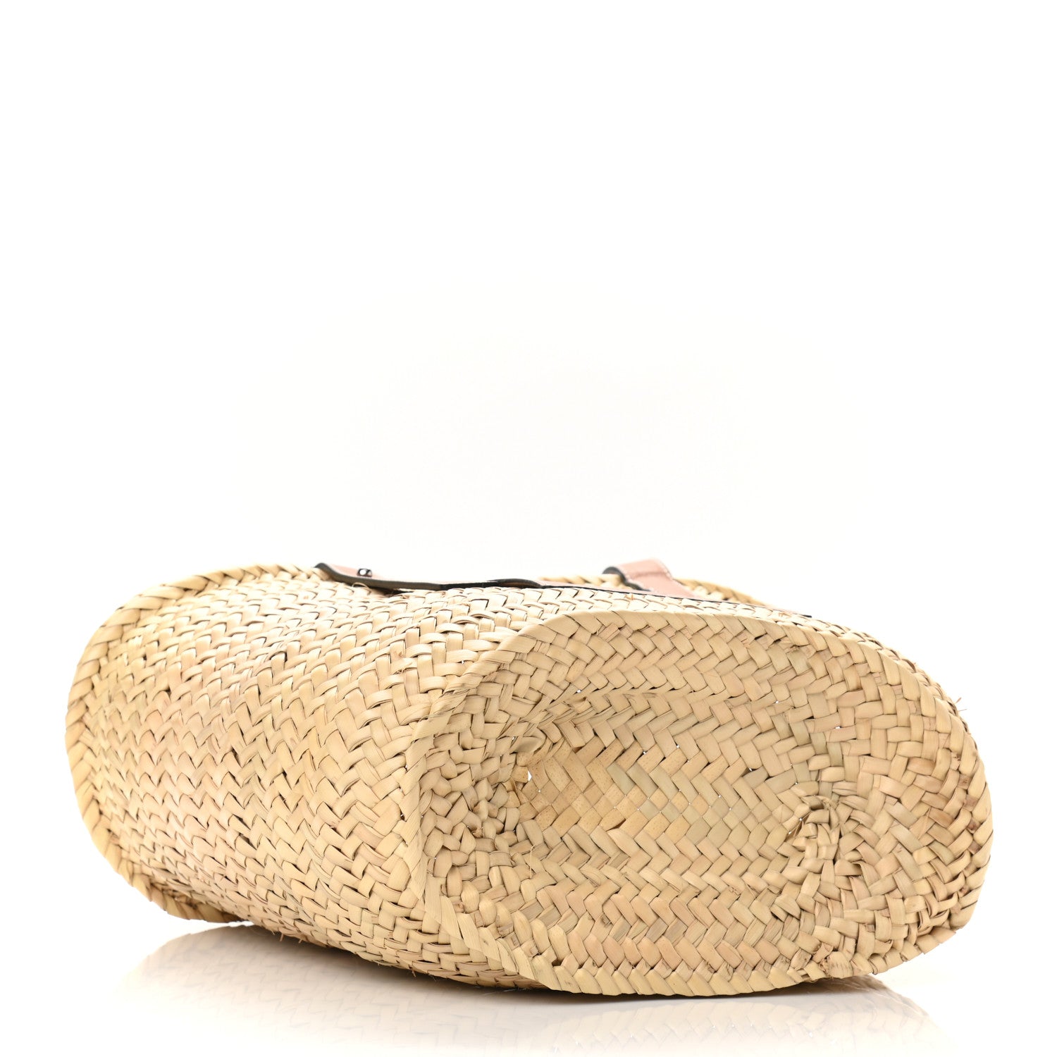 Loewe Raffia Basket Tote Bag Natural Tan 4 of 10