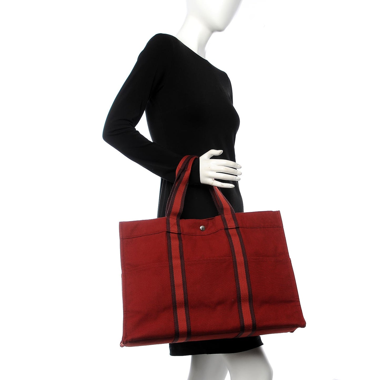 Canvas Fourre Tote Holdall GM Red