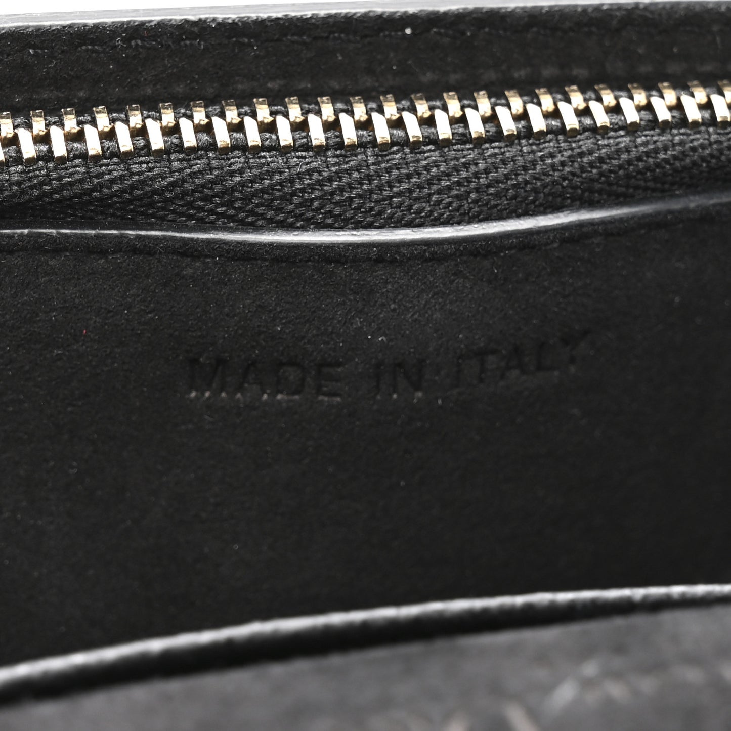 Grained Calfskin Saddle Belt Bag Black