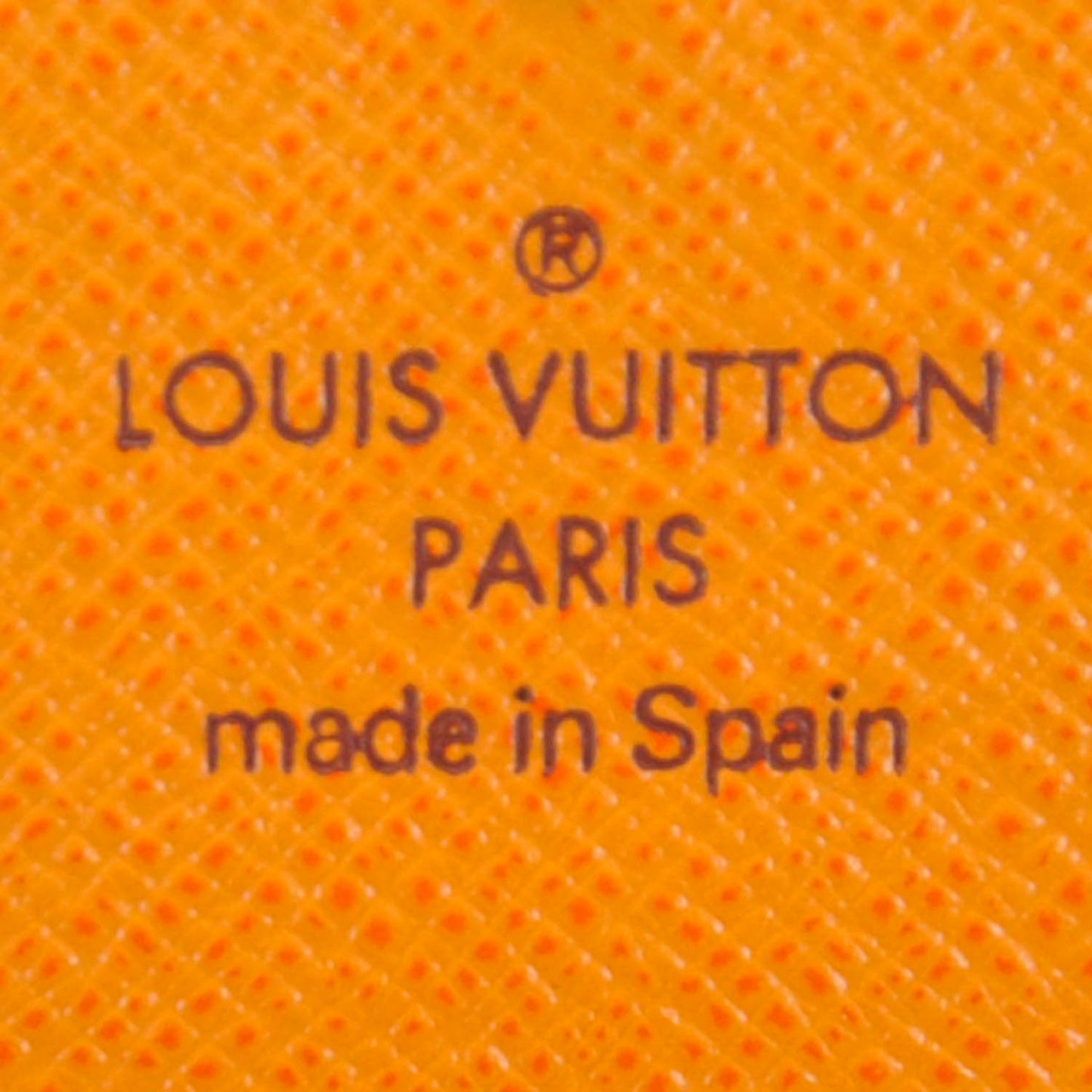Epi Porte Tresor International Wallet Mandarin