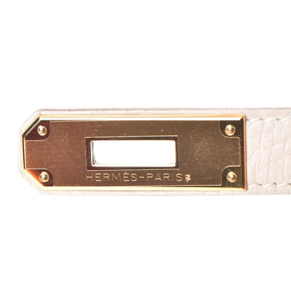 Hermes Taurillon Clemence Birkin 30 Craie 29 of 38