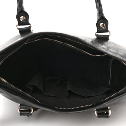 Balenciaga Chevre Silver Metallic Edge Hardware S City Black 4 of 10