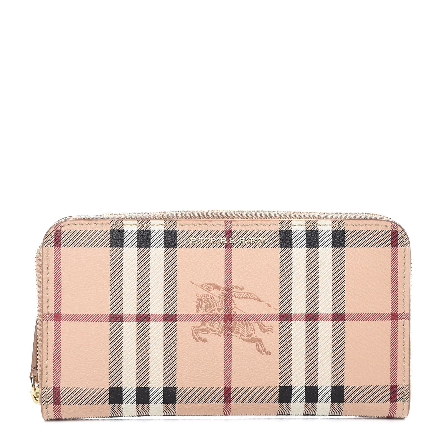 Burberry Haymarket Check Zip Around Wallet 1 of 10